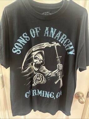 Sons of Anarchy Black Graphic Short Sleeve Tee